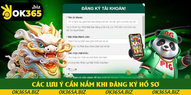 Các lưu ý mà hội viên cần nắm khi đăng ký hồ sơ Các lưu ý mà hội viên cần nắm khi đăng ký hồ sơ