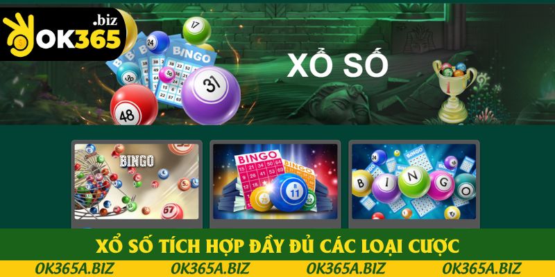 Xổ số tích hợp đầy đủ các loại cược mới lạ nhận bonus 10% Xổ số tích hợp đầy đủ các loại cược mới lạ nhận bonus 10%